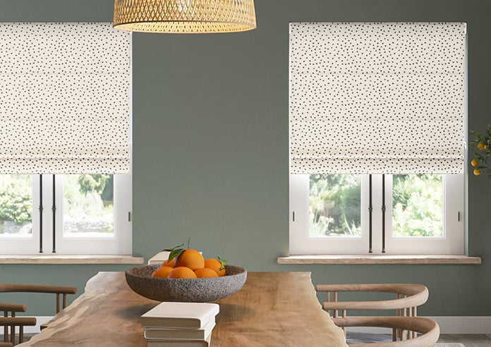 Confetti, Cornsilk - Motorised Roman Blind - Image 3